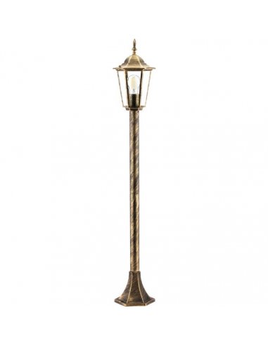 Vonkajšia záhradná lampa 110 cm Patina E27 LUMILED